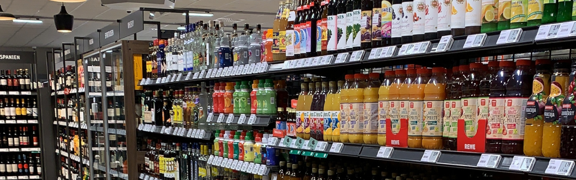 Getränkeabteilung